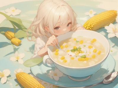 Corn soup 1