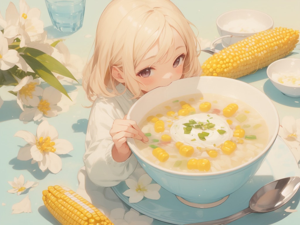 Corn soup 1