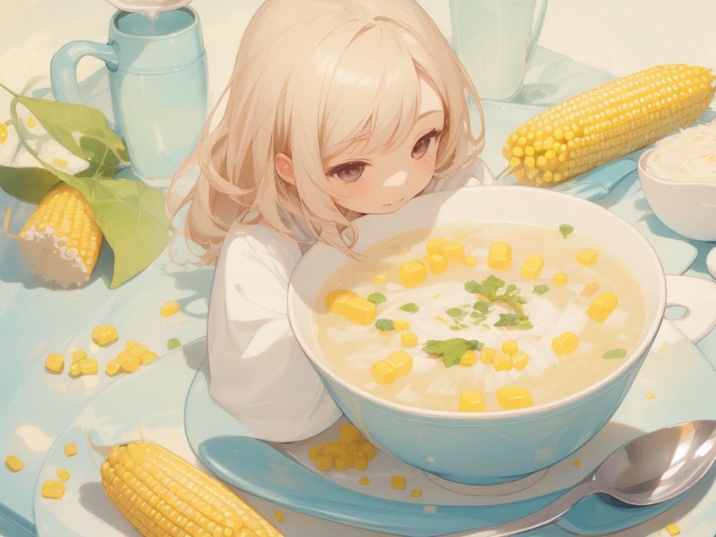 Corn soup 1