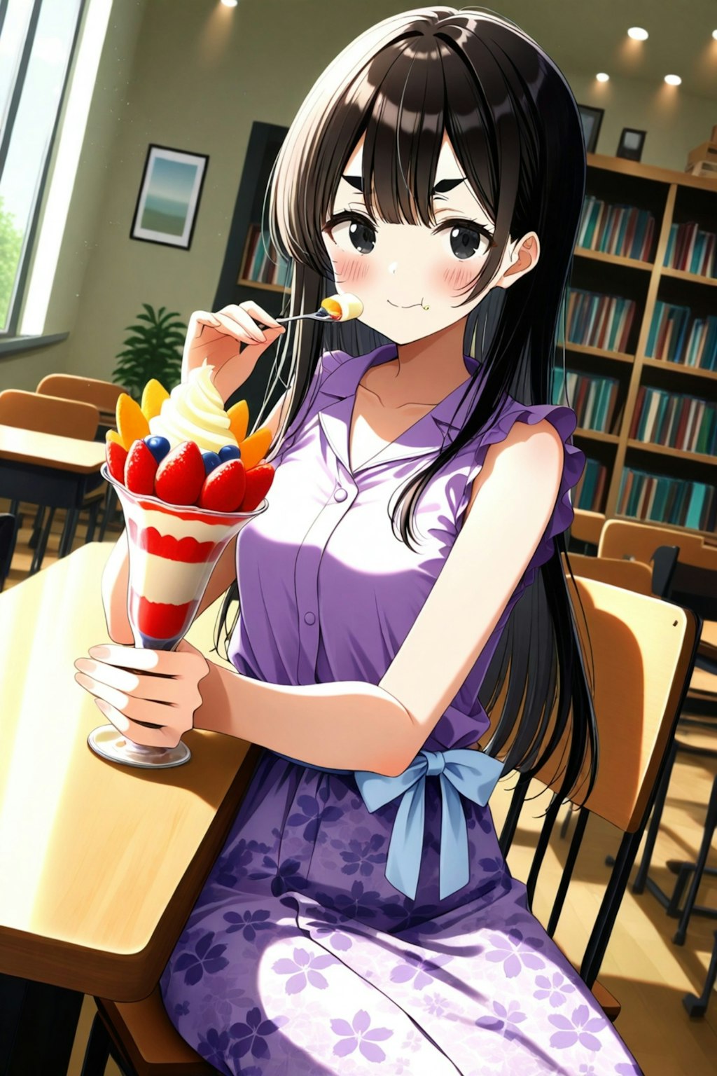 小説『凪瀬スズカとパフェ』【ニャンノ世界】