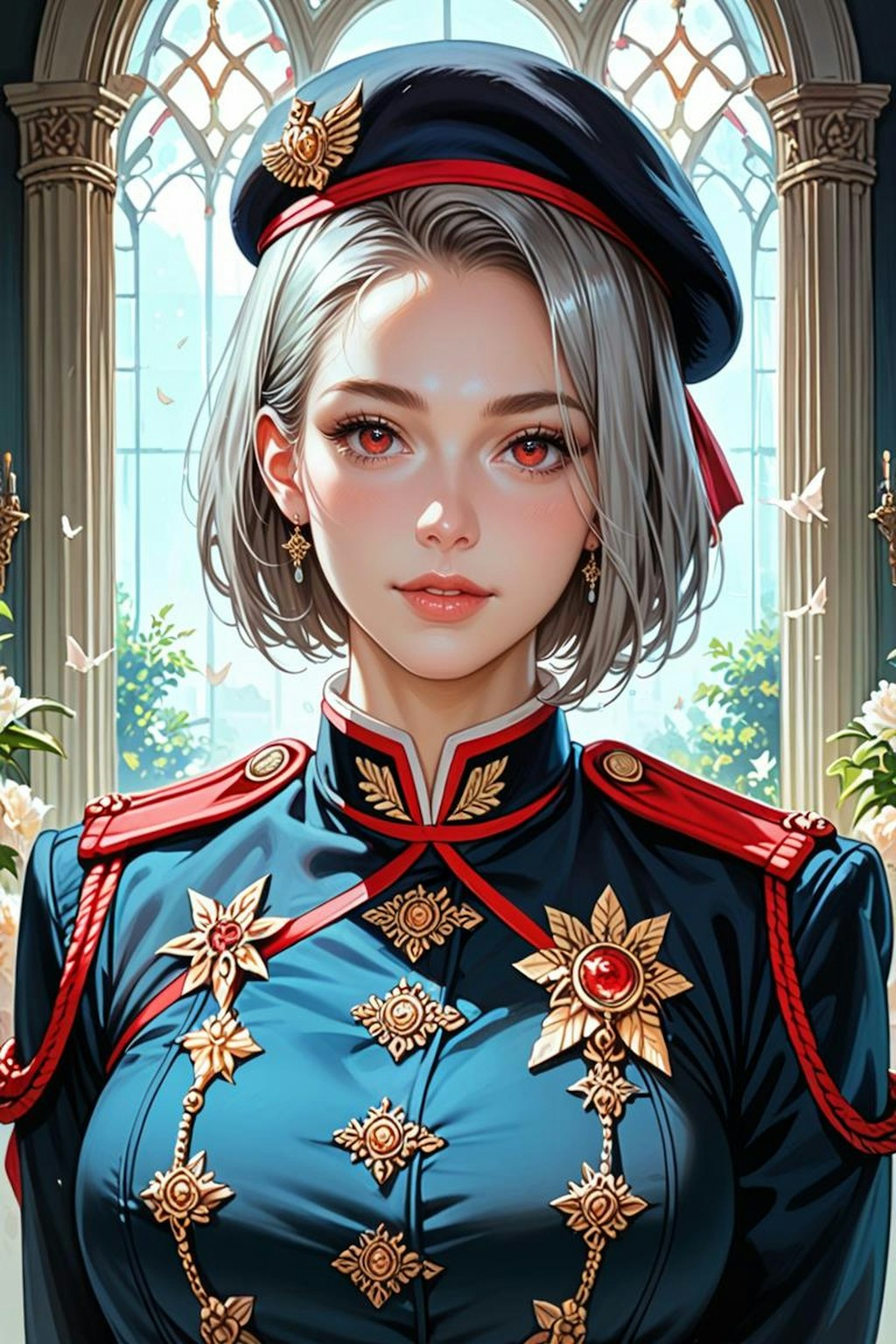 軍服美女