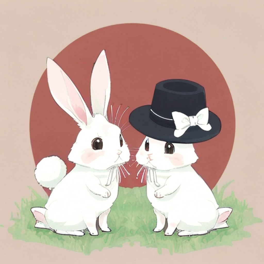 Rabbit with hat