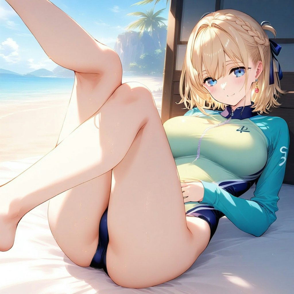 海の日の（新体操）お休み（バカンス）