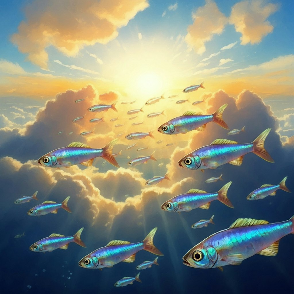 Fishes above the cloud