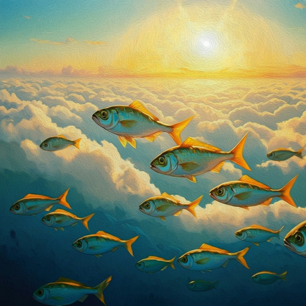 Fishes above the cloud