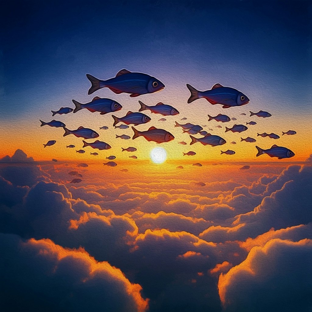 Fishes above the cloud