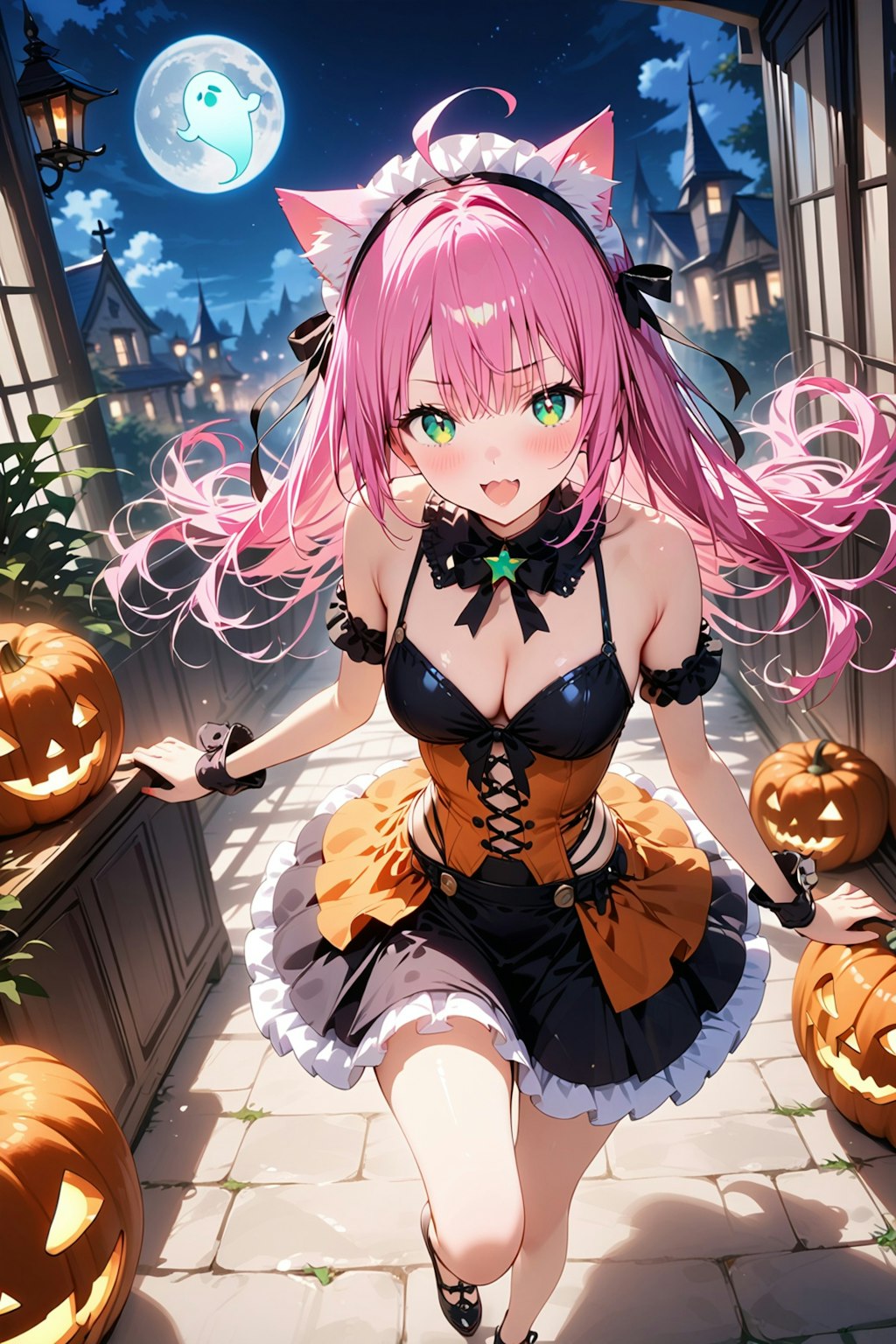 HalloweenのHALOミクちゃん🎃🦇🕸🐱