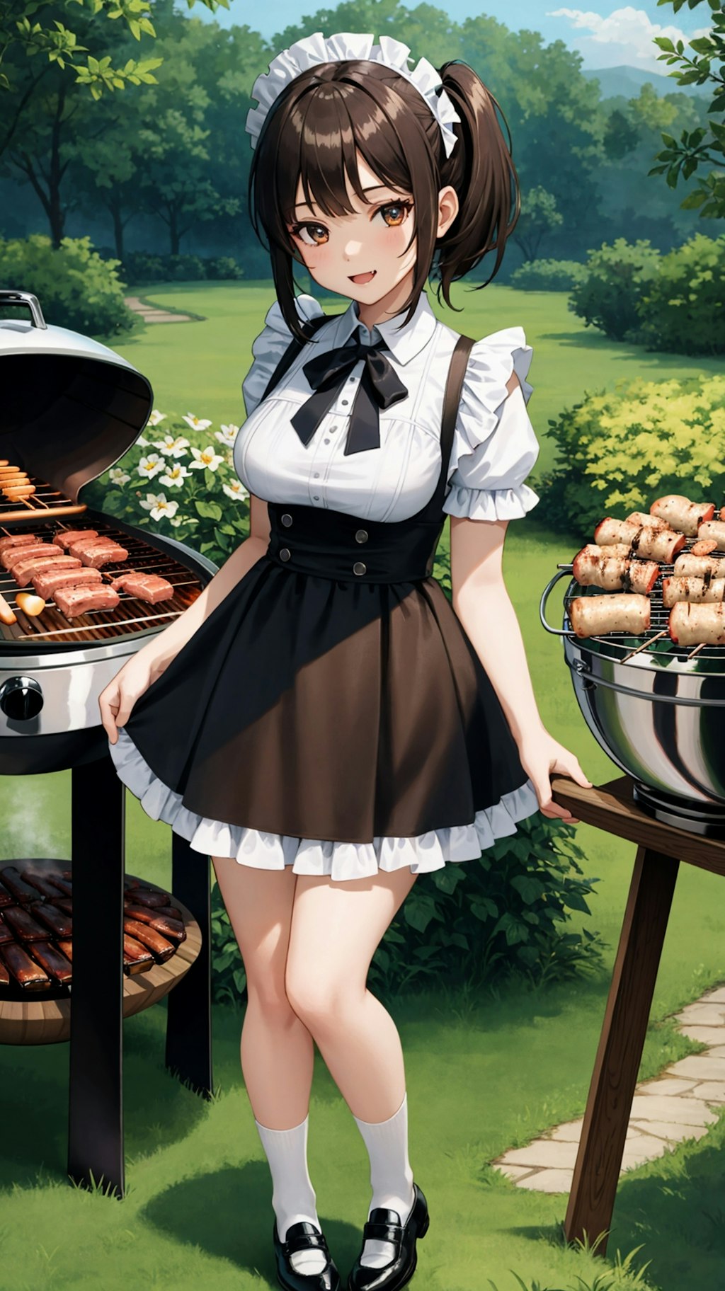 メイドさんたちのＢＢＱ