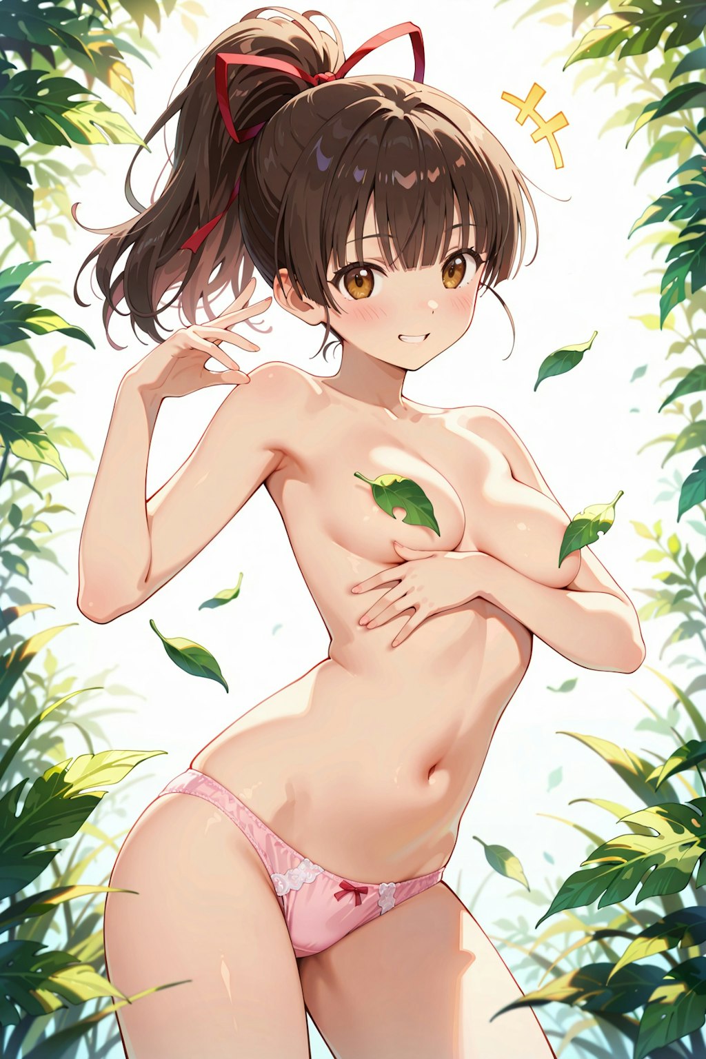 郊外でぱんつ姿の撮影会 Y618