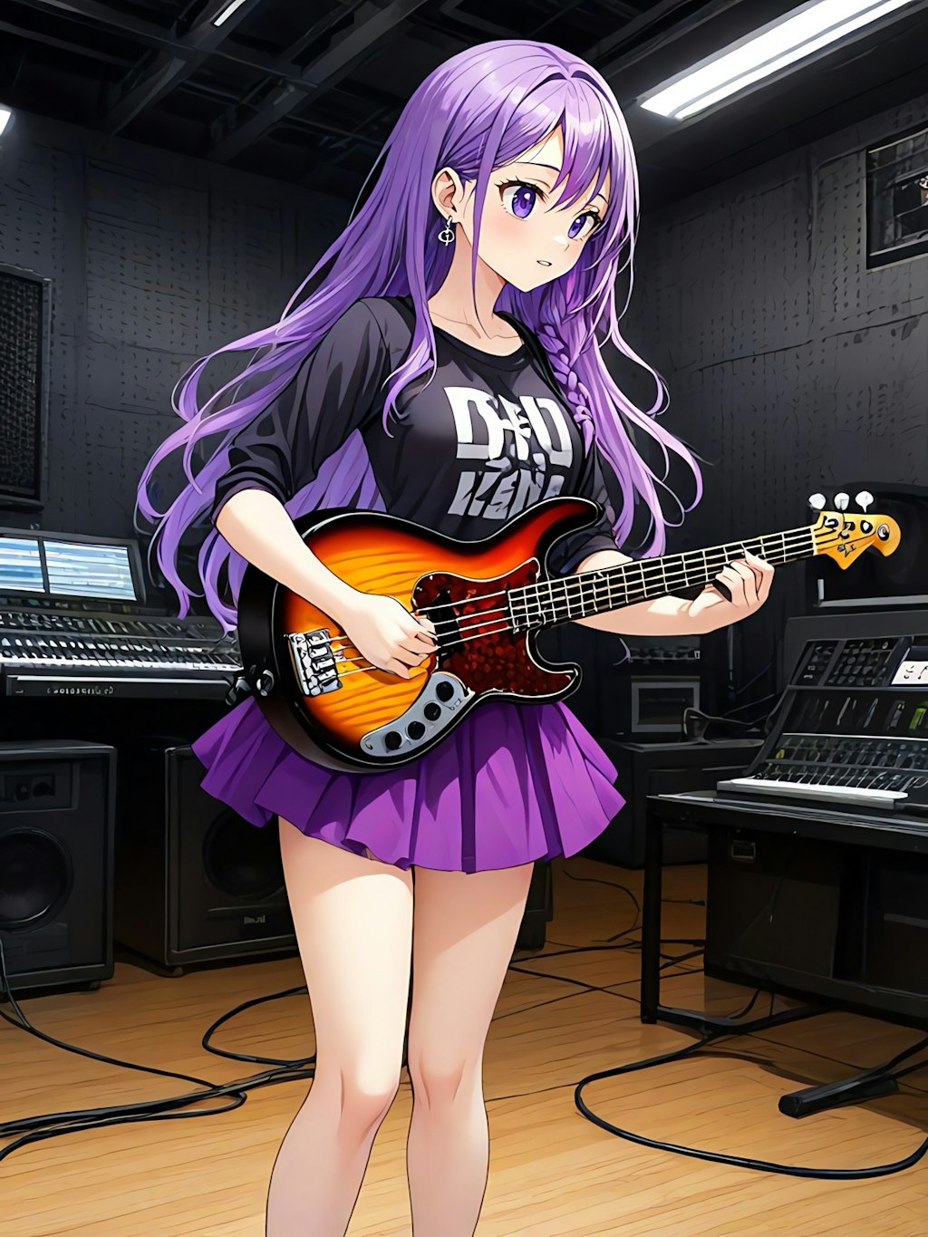 千奈の相棒ベースの志乃舞🎸