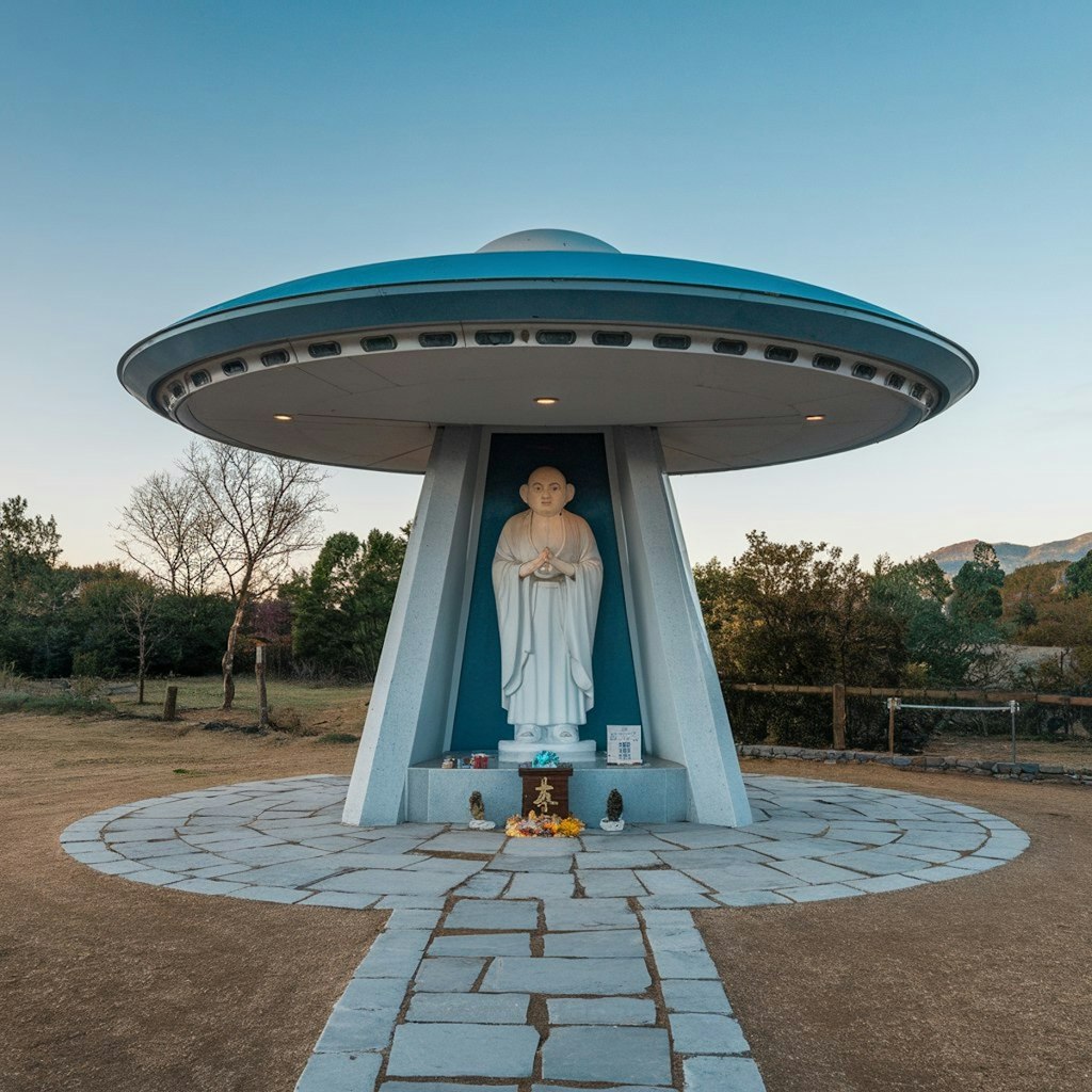 UFOっぽい祠