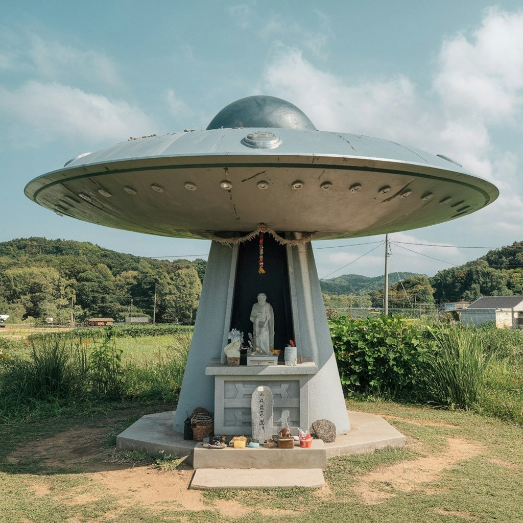 UFOっぽい祠