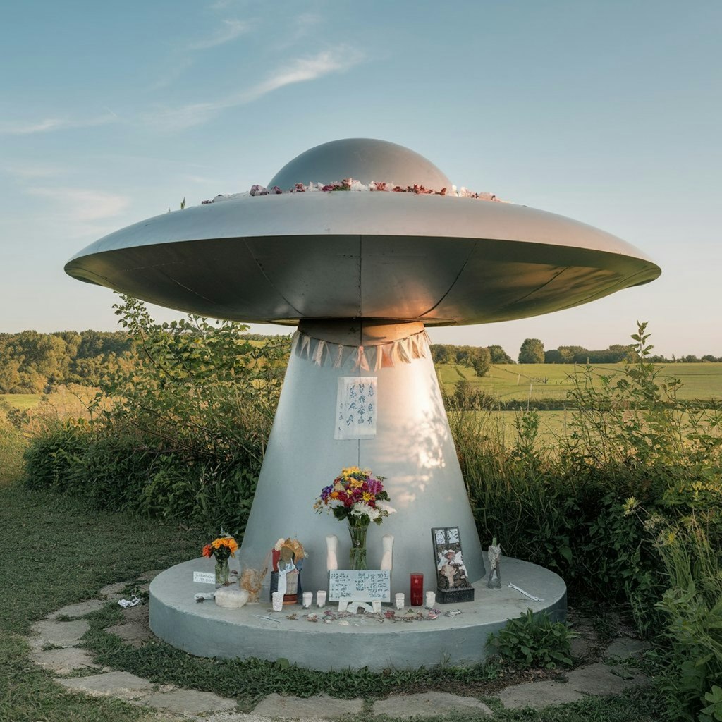 UFOっぽい祠