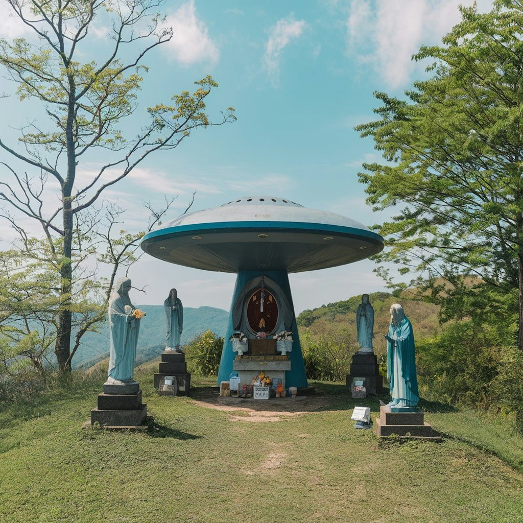 UFOっぽい祠