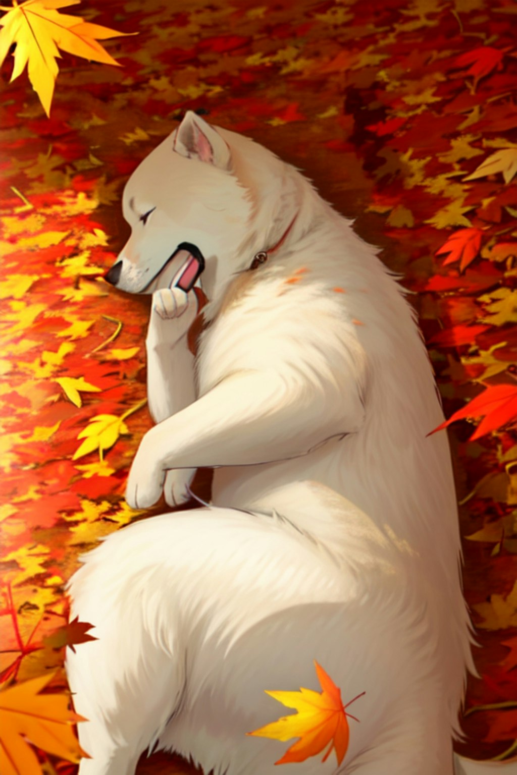 Sleeping in autumn