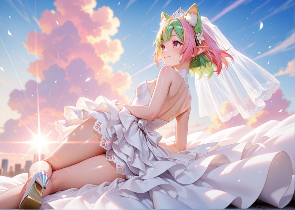 12枚）フリーフォール花嫁