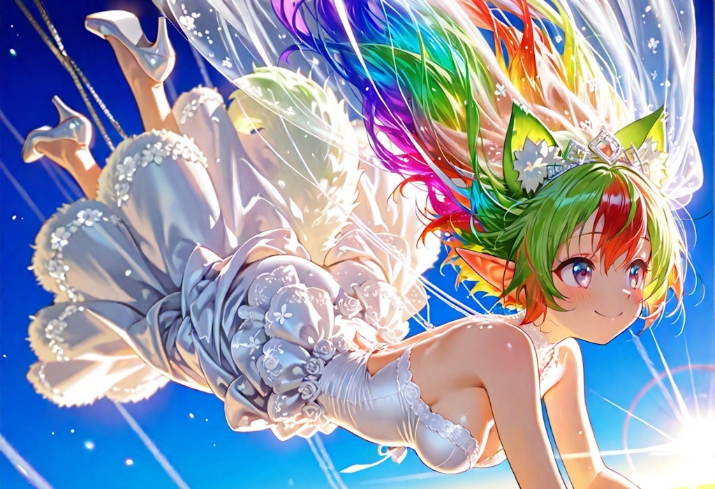 12枚）フリーフォール花嫁