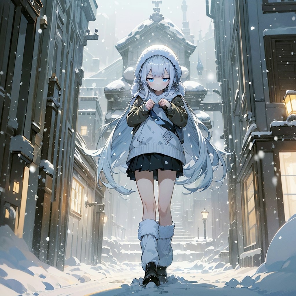 雪と少女⑧