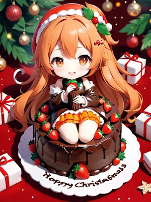 ケーキなオレンジ髪ちゃん