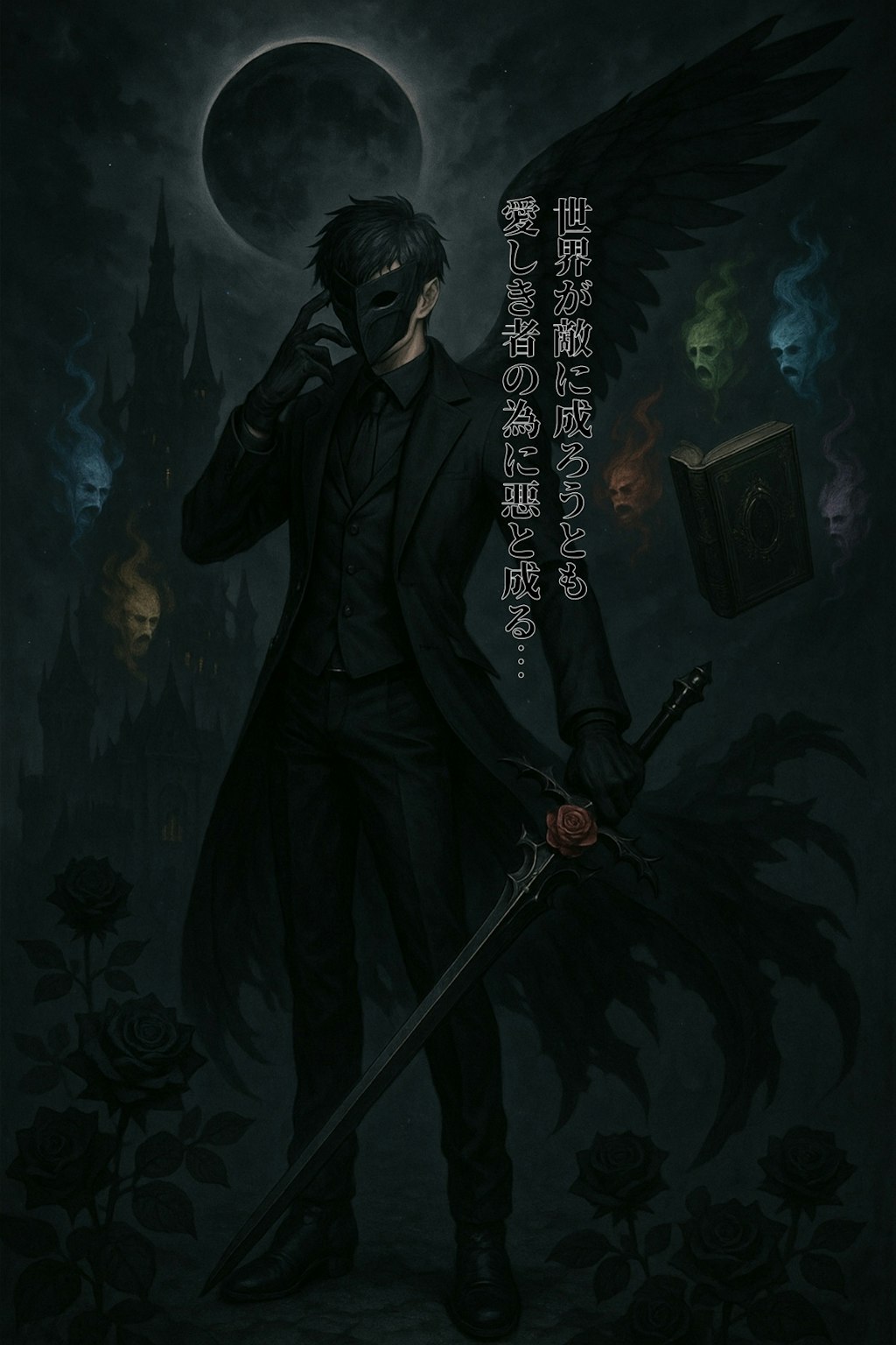 小説『黒歴史徒漆黒乃月』【ニャンノ世界】