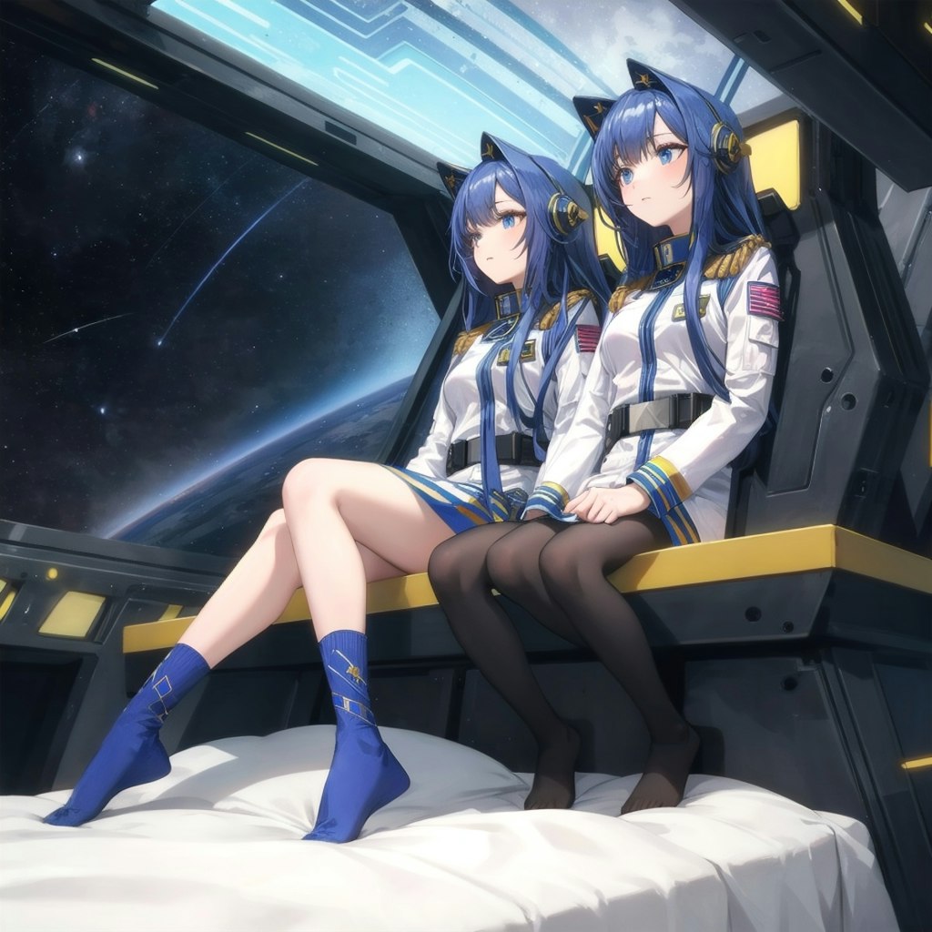 宇宙艦隊の女