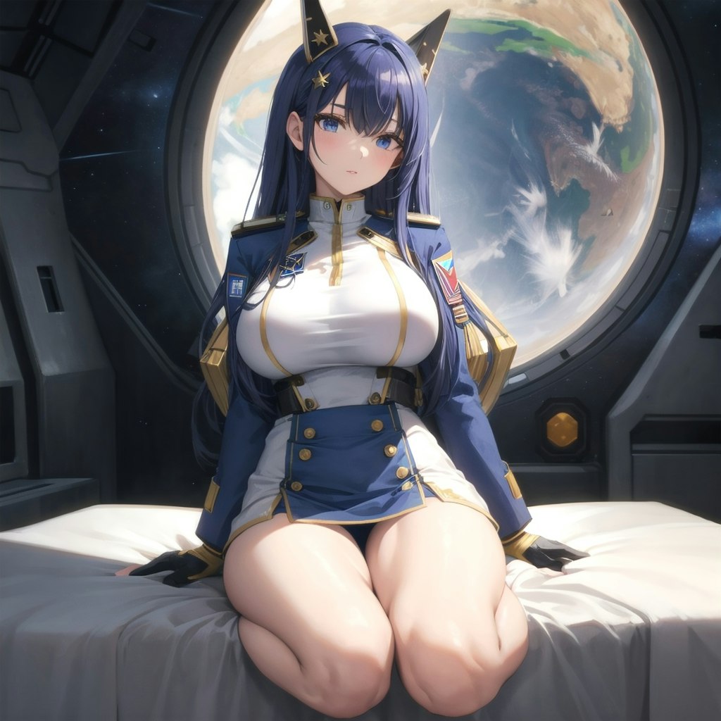 宇宙艦隊の女