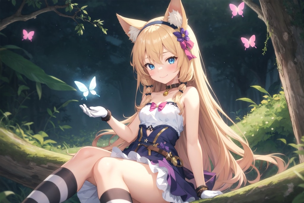 チェシャ猫イメージの愛梨紗ちゃん