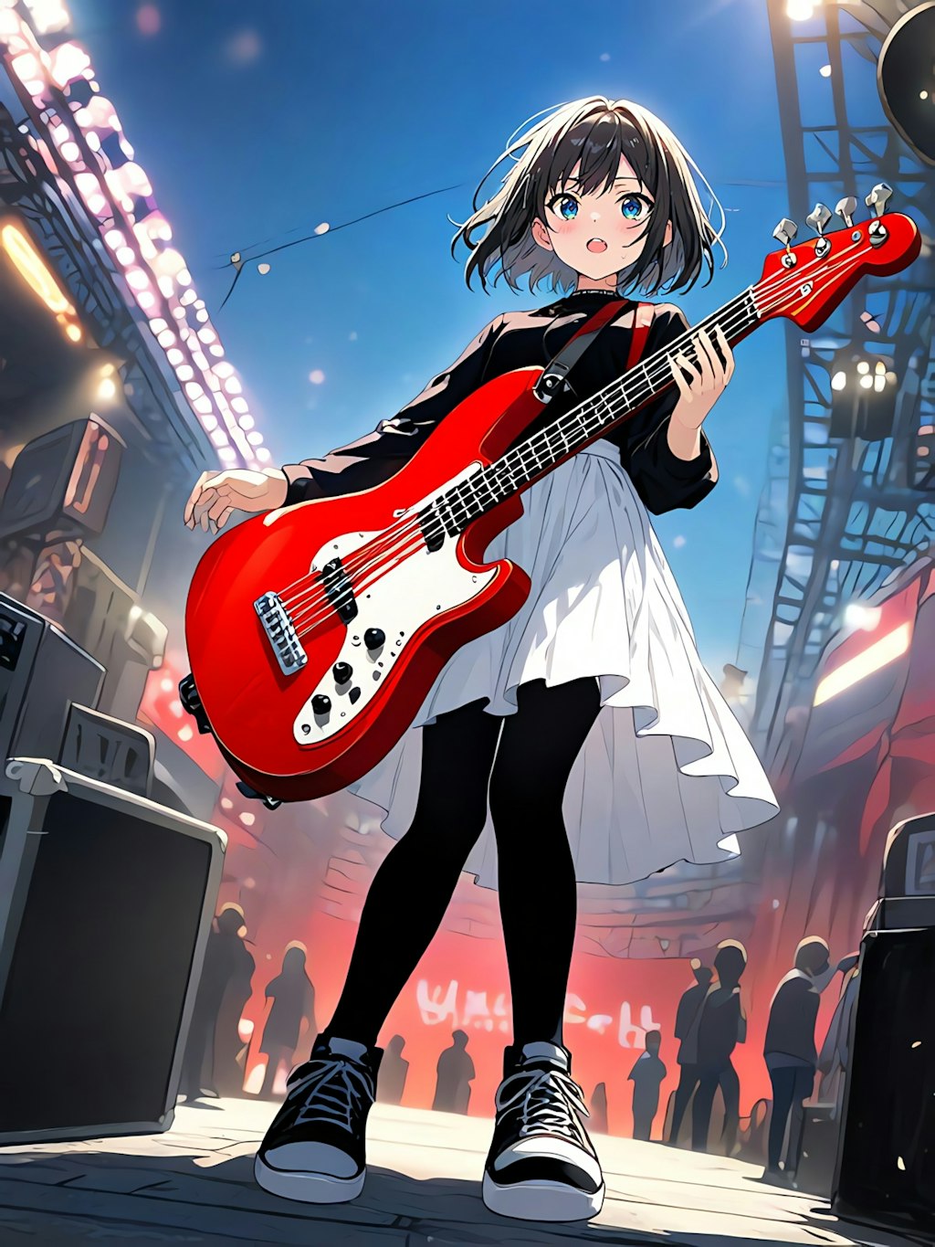 女子高生ガールズバンド🎸