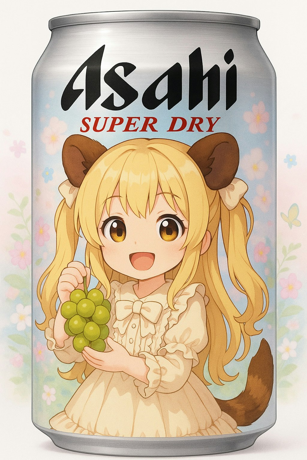 ChatGPTで千獣ピナちゃん柄ビール缶