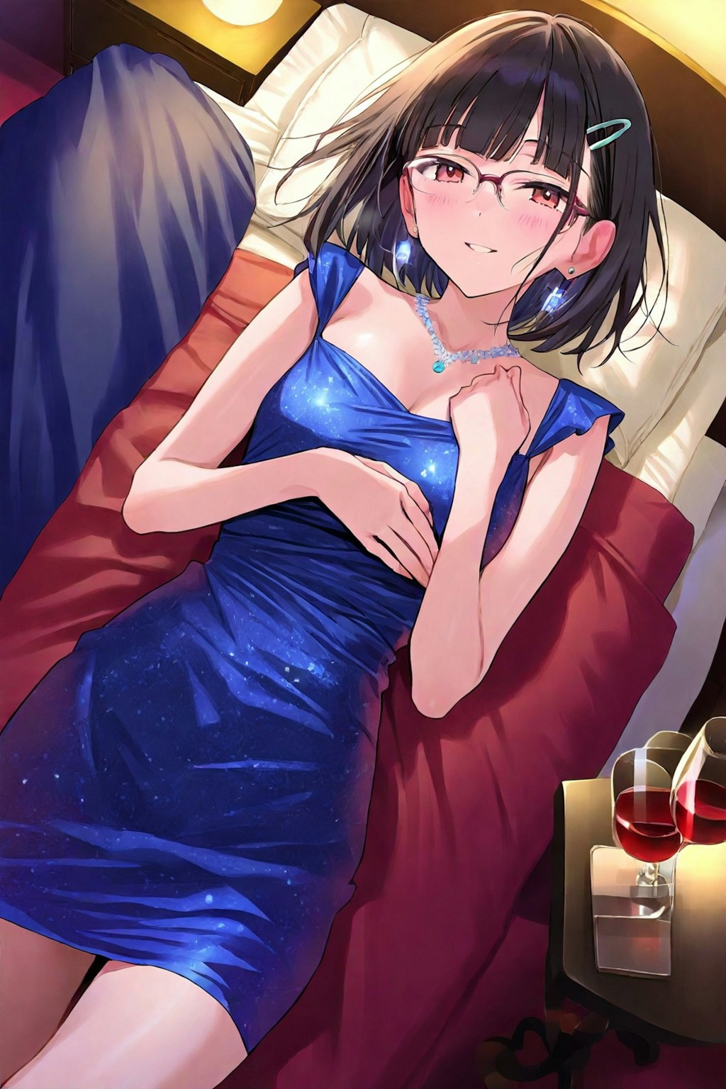 メガネちゃん👓✨の夜🍷✨