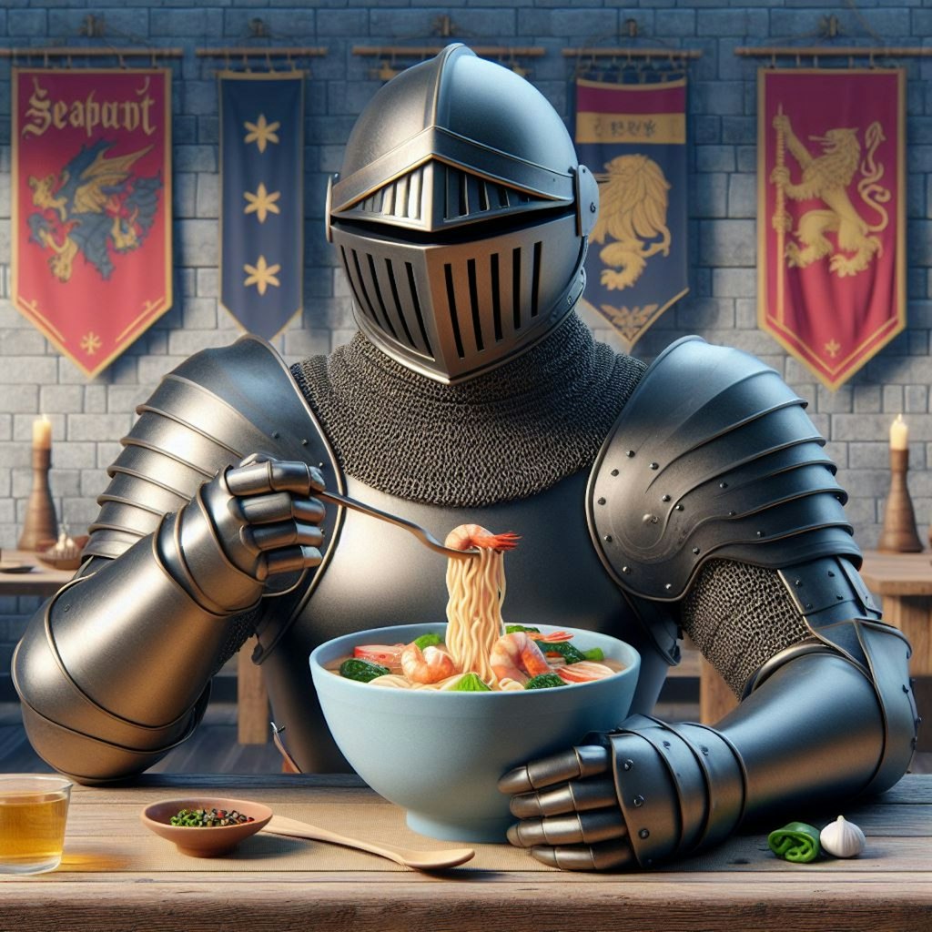騎士seafood noodle