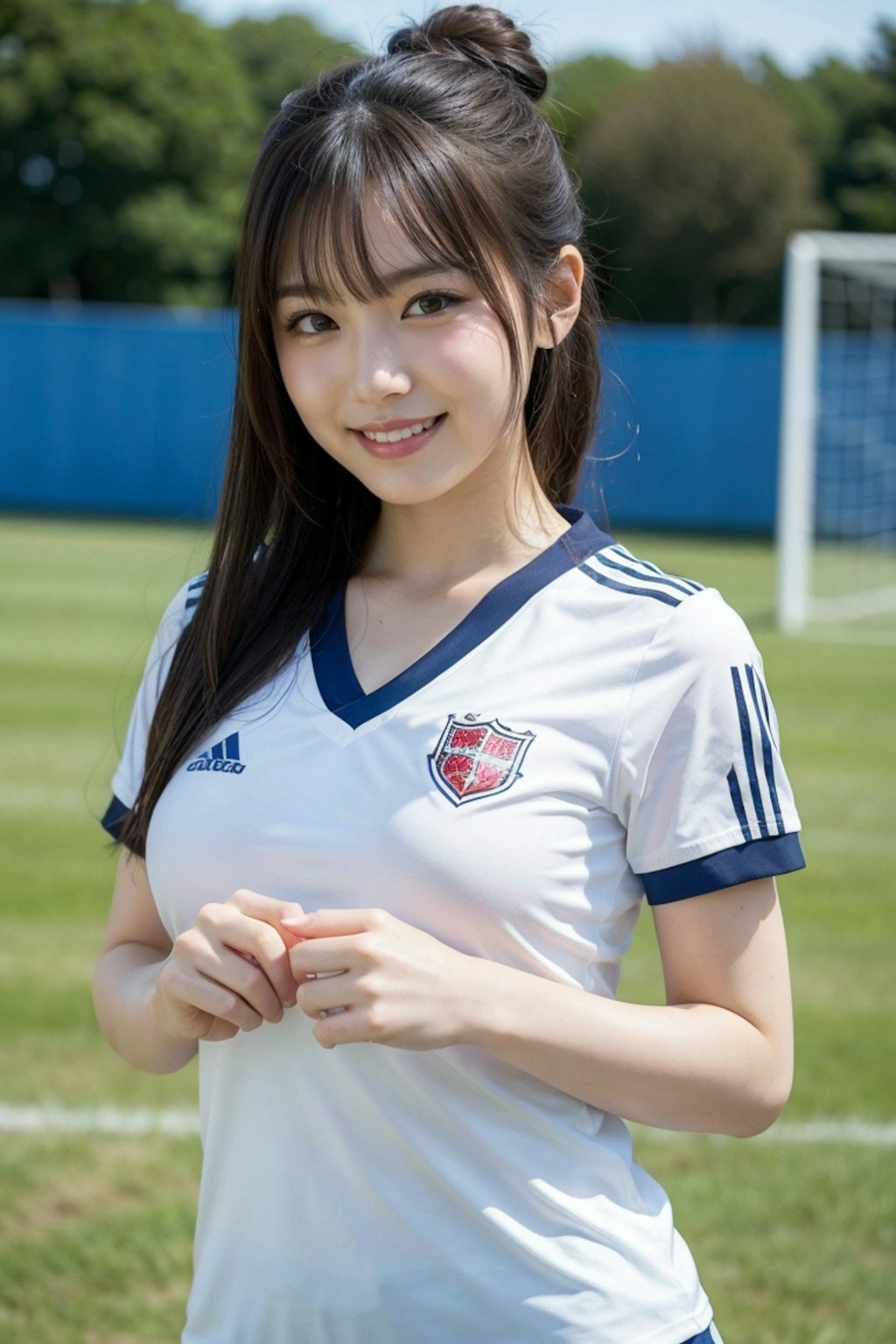 女子サッカープレイヤー