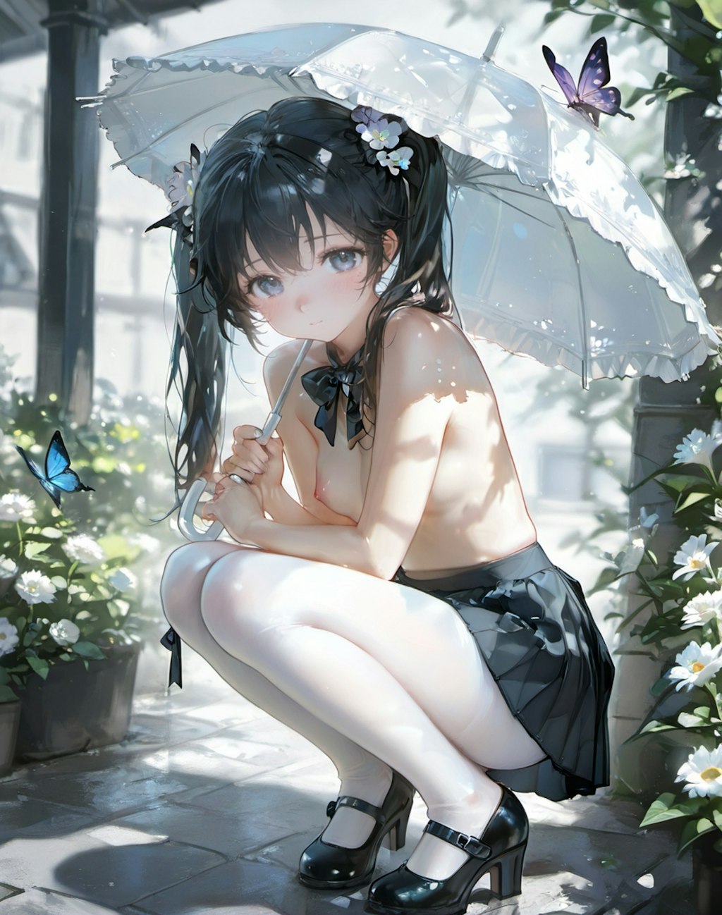 傘と少女