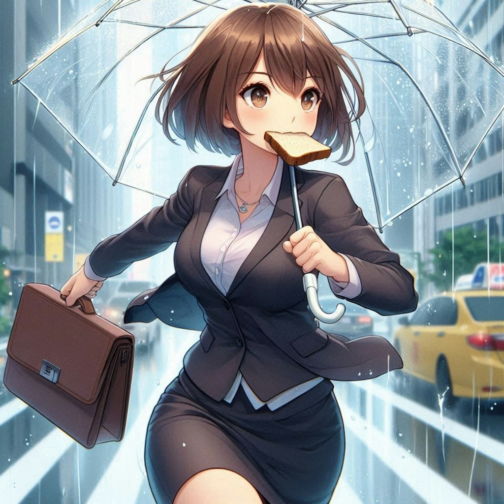 アキちゃんの雨の日ピンチ