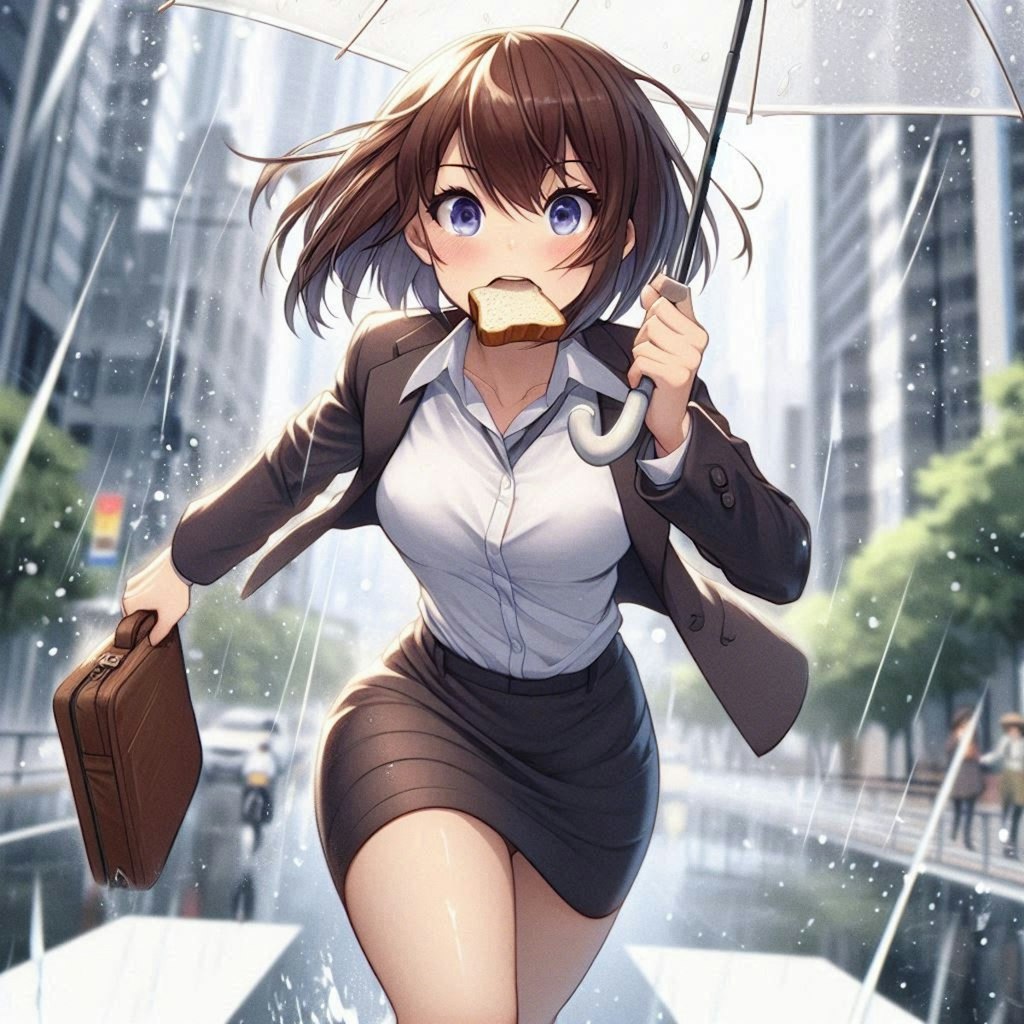アキちゃんの雨の日ピンチ