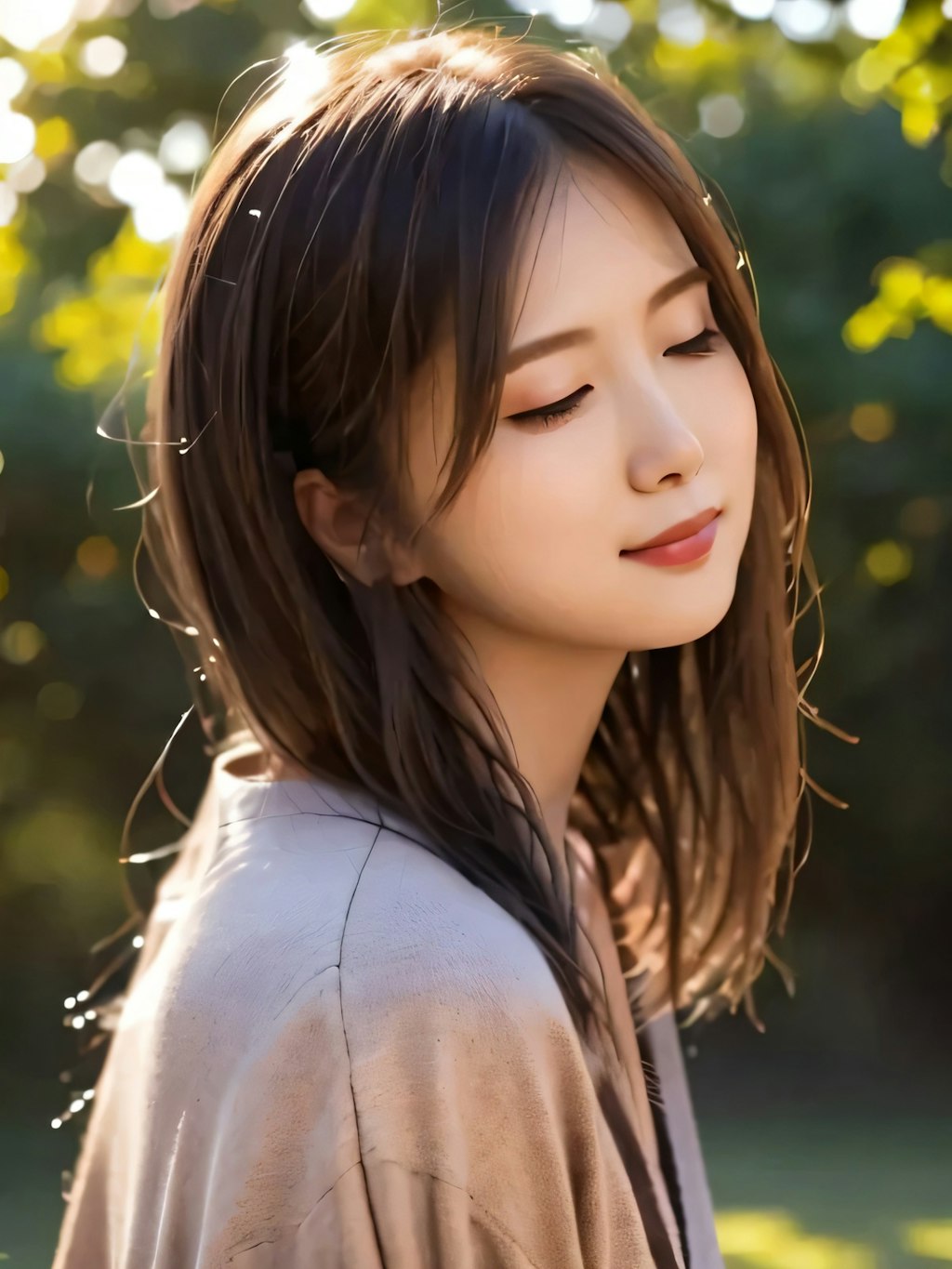 黒髪ロングでスーツの美女２