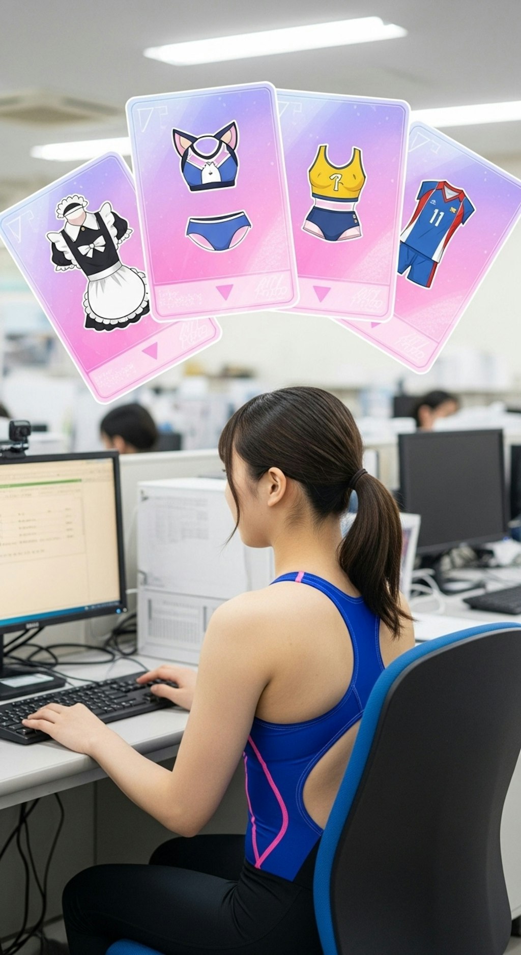 社員のコスチュームを自由にカスタマイズしたい