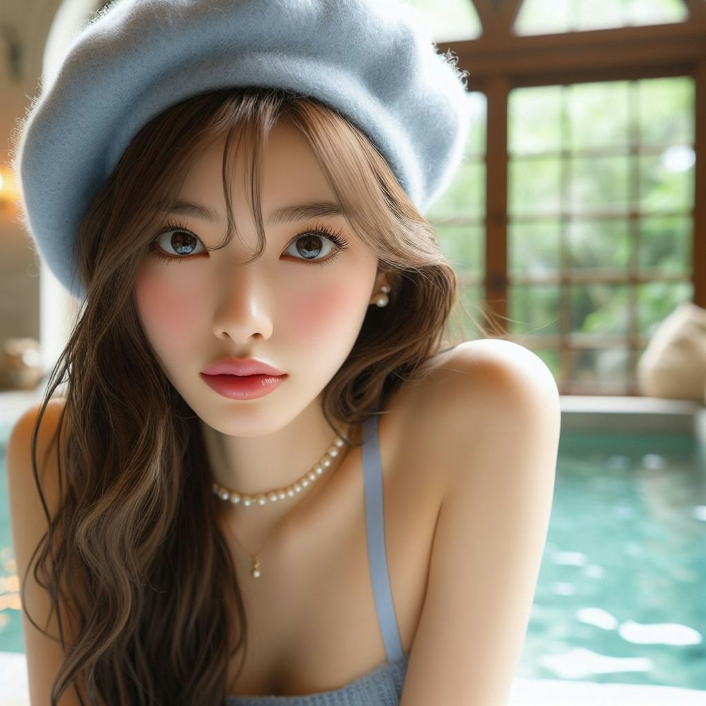 swim beret