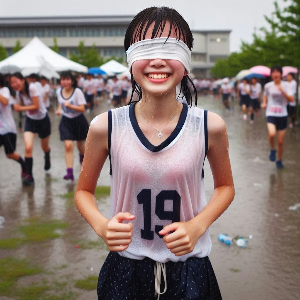 豪雨に負けない逞しい令和の若者