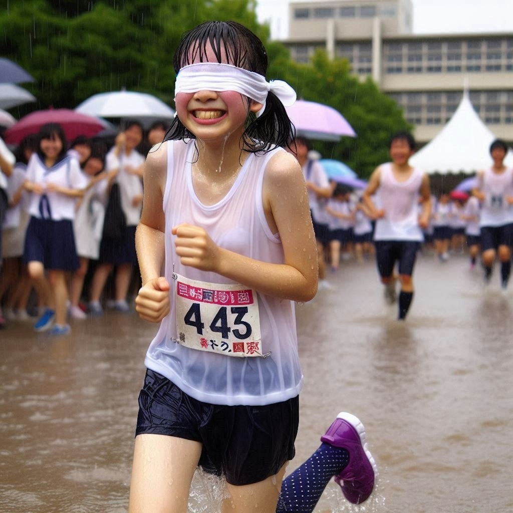 豪雨に負けない逞しい令和の若者