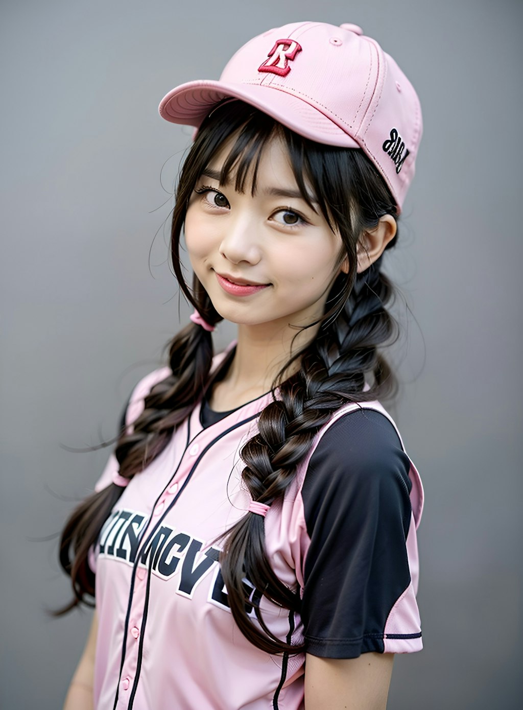 韓国・台湾の野球女子風の女の子