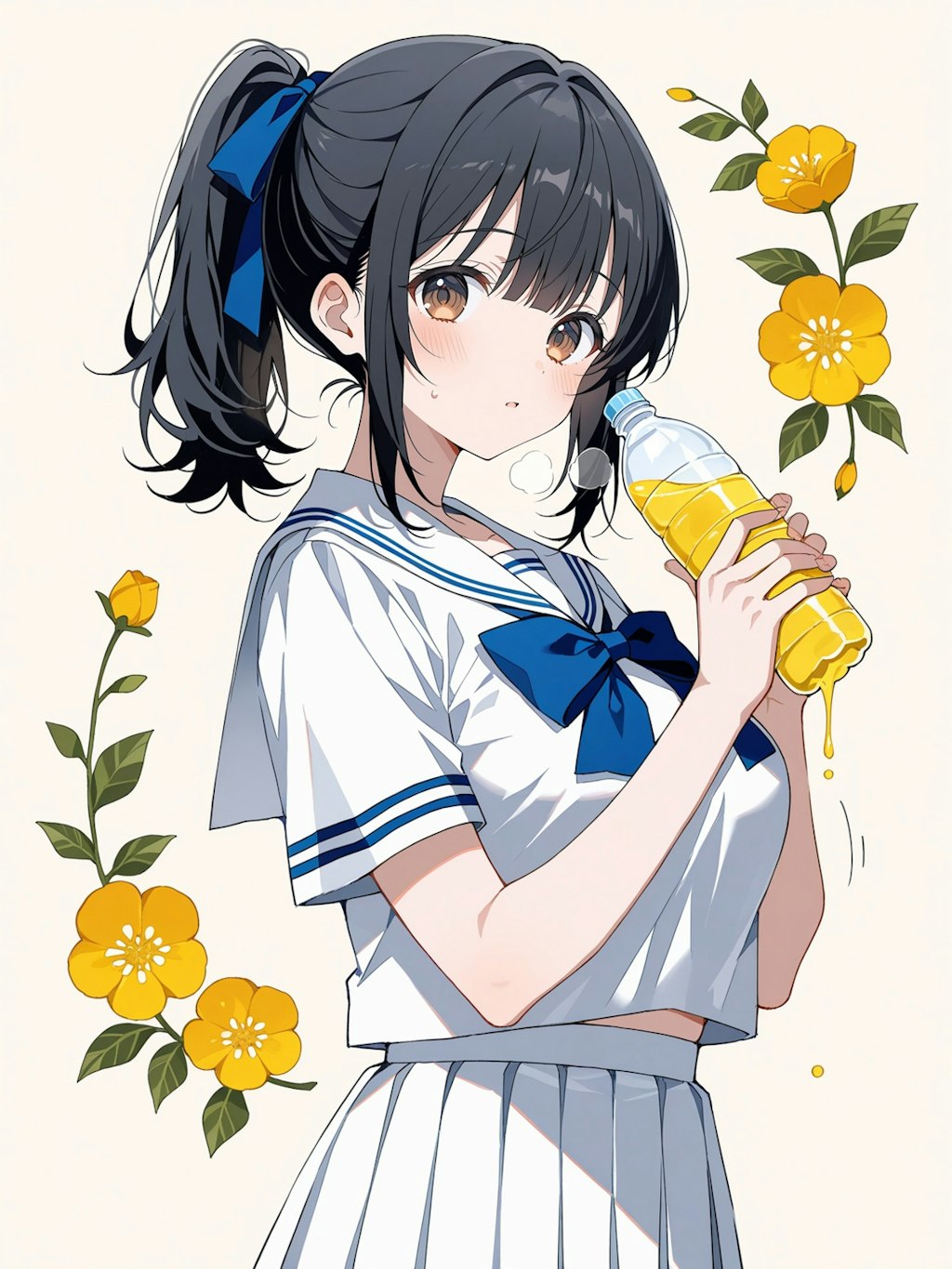 今日はペットボトルで