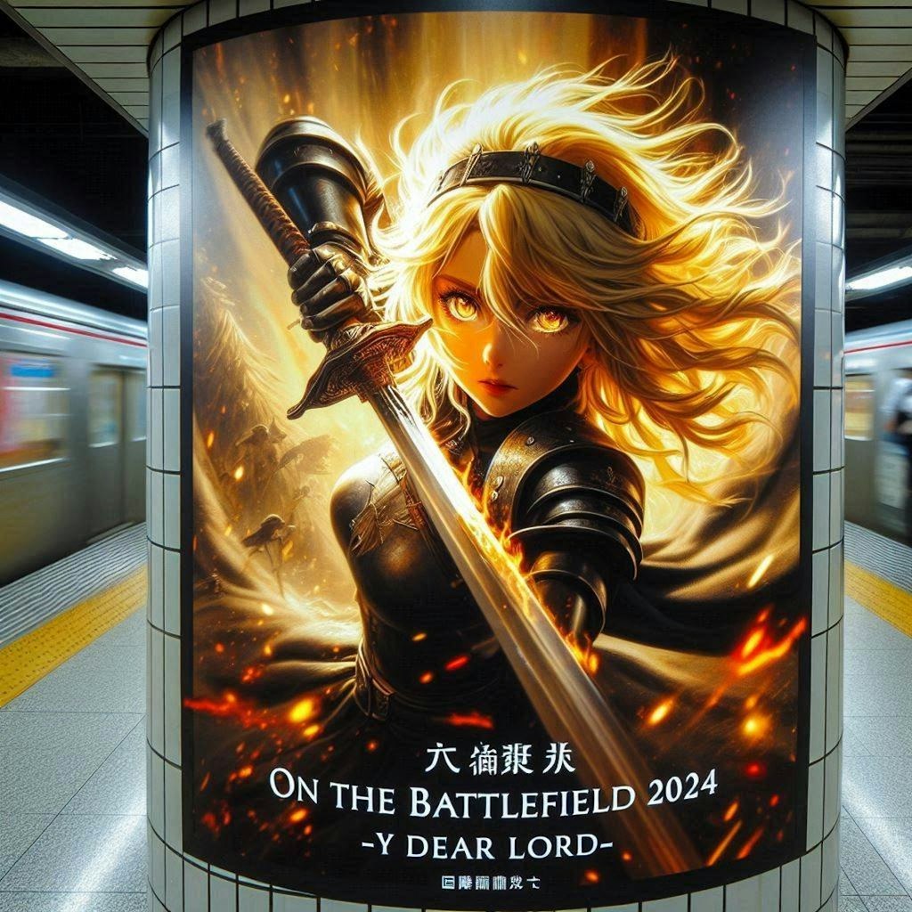 ON THE BATTLEFIELD 2024 Elizabeth Winda -my dear lord- (ポスター風)