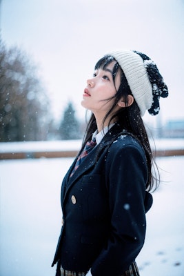 Snow Girl #4　女生徒シリーズ