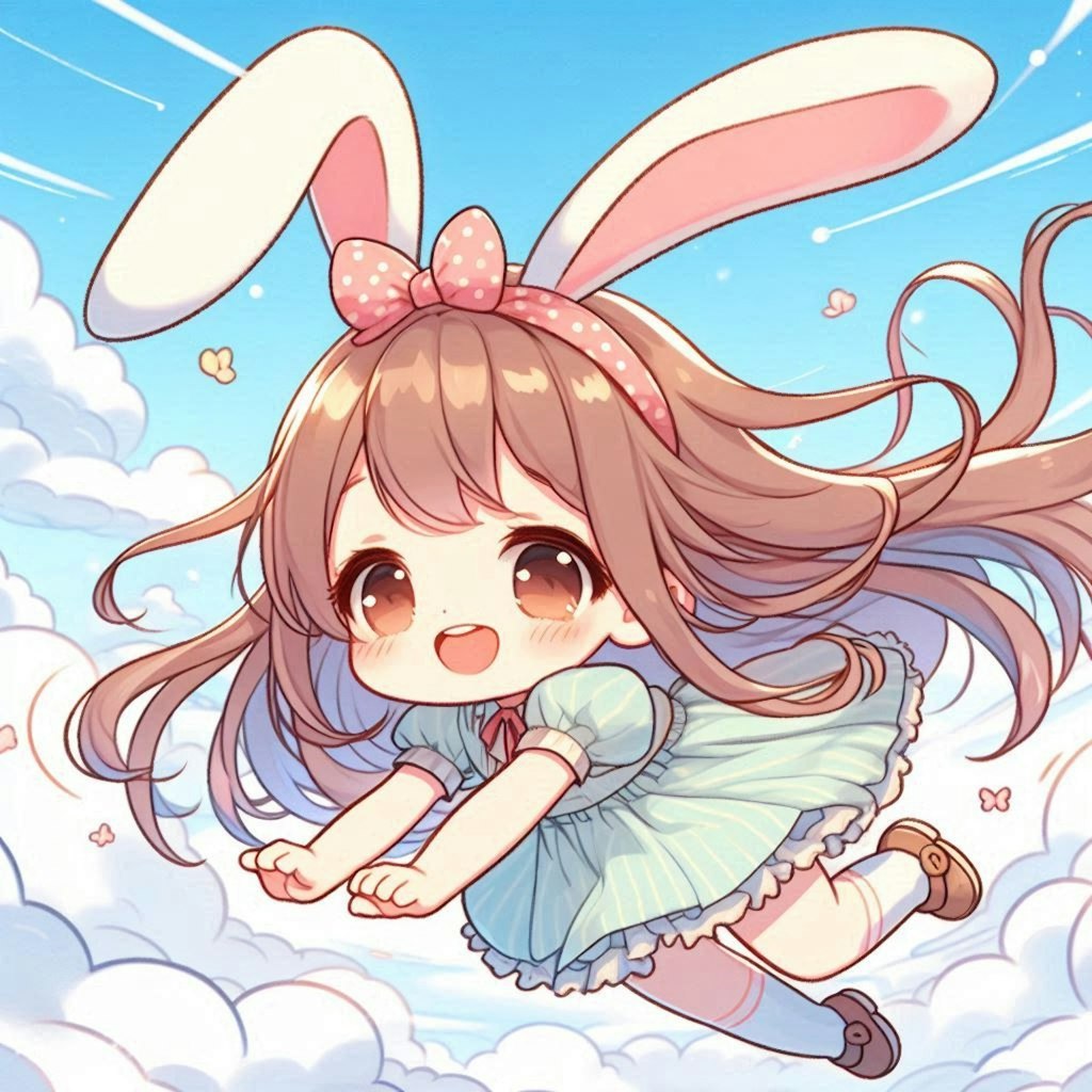 うさ耳飛行