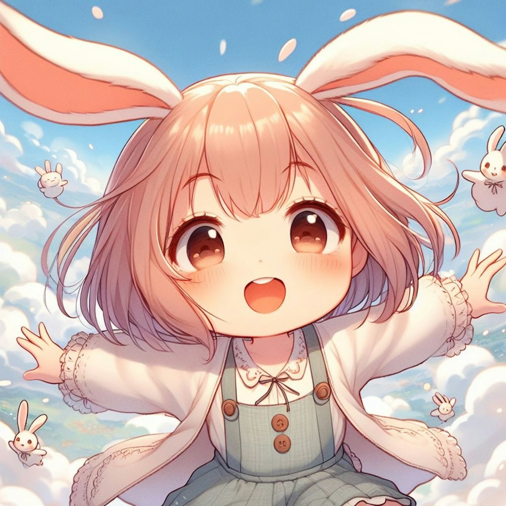 うさ耳飛行