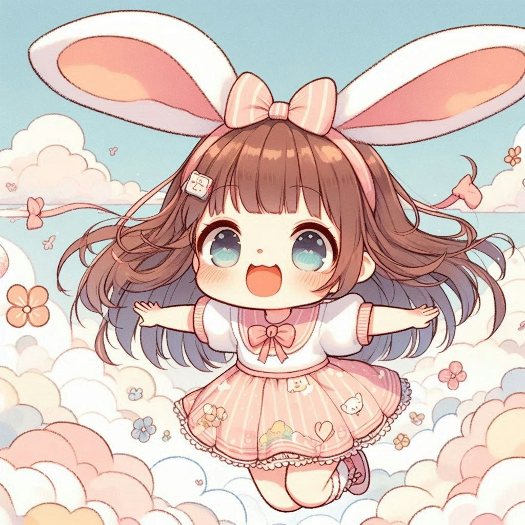 うさ耳飛行