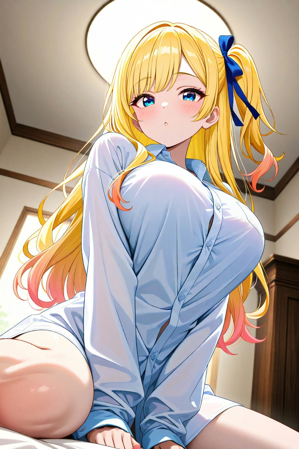 ナミちゃんの彼シャツ風