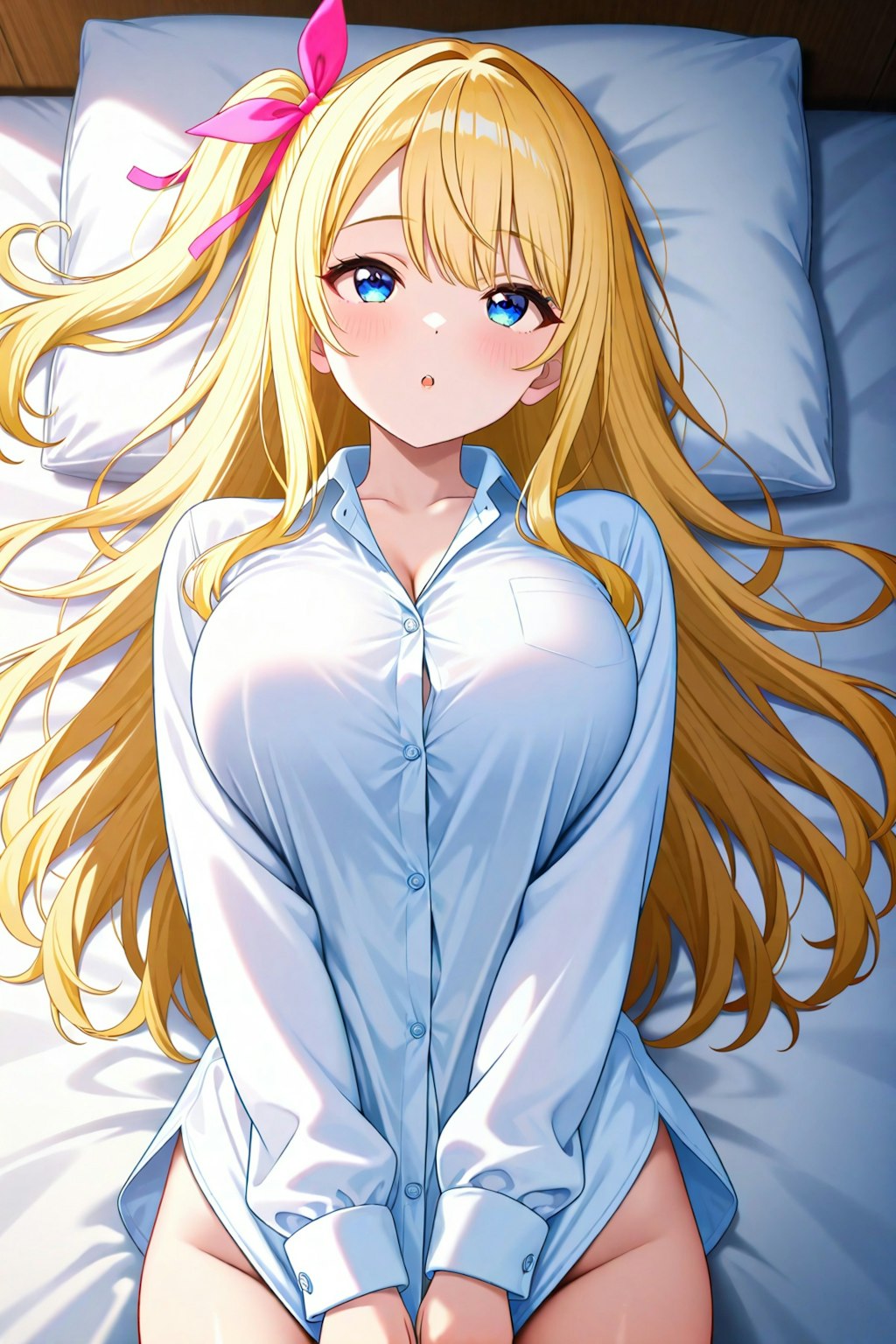 ナミちゃんの彼シャツ風