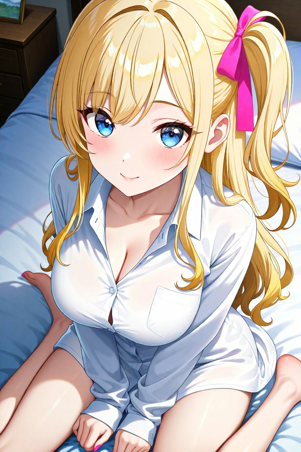 ナミちゃんの彼シャツ風